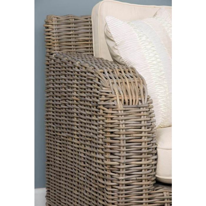 Manga Natural Wicker 2 or 3 Seater Sofa - 8