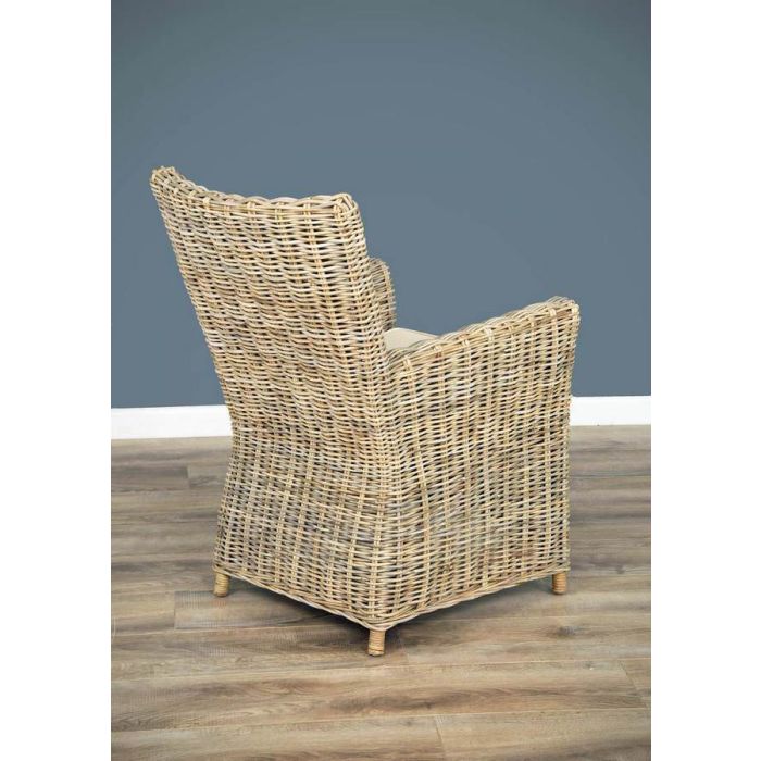 Vincent Natural Wicker Armchair - 4