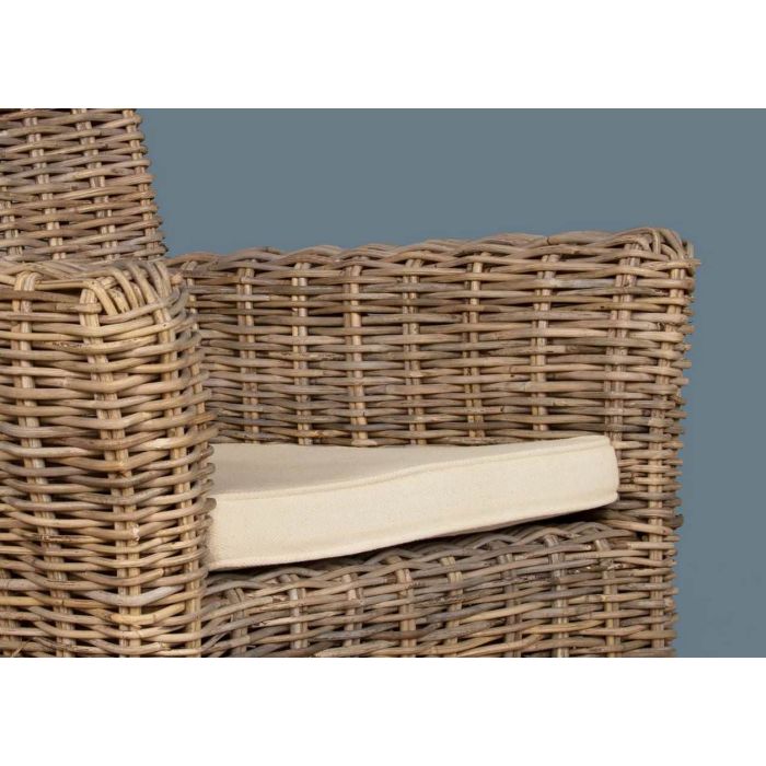Vincent Natural Wicker Armchair - 5