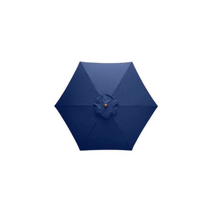 3m Round Hardwood Garden Parasol - 2