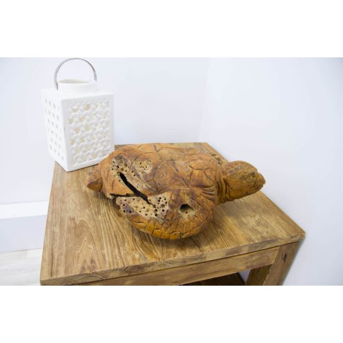 Reclaimed Teak Root Sculpture - Turtle - 4