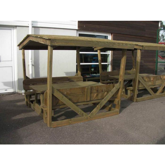 Douglas Fir Picnic Table Shelter - 1