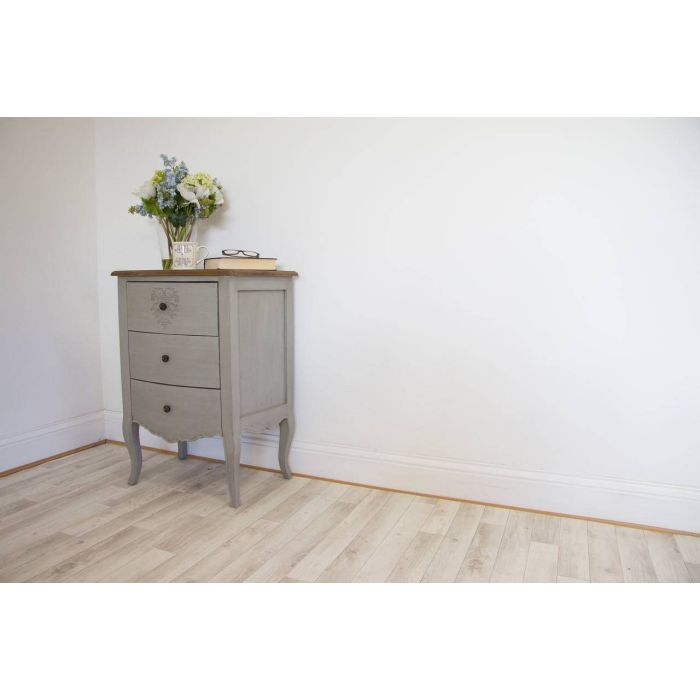 French Style Three Drawer Storage Unit - 3