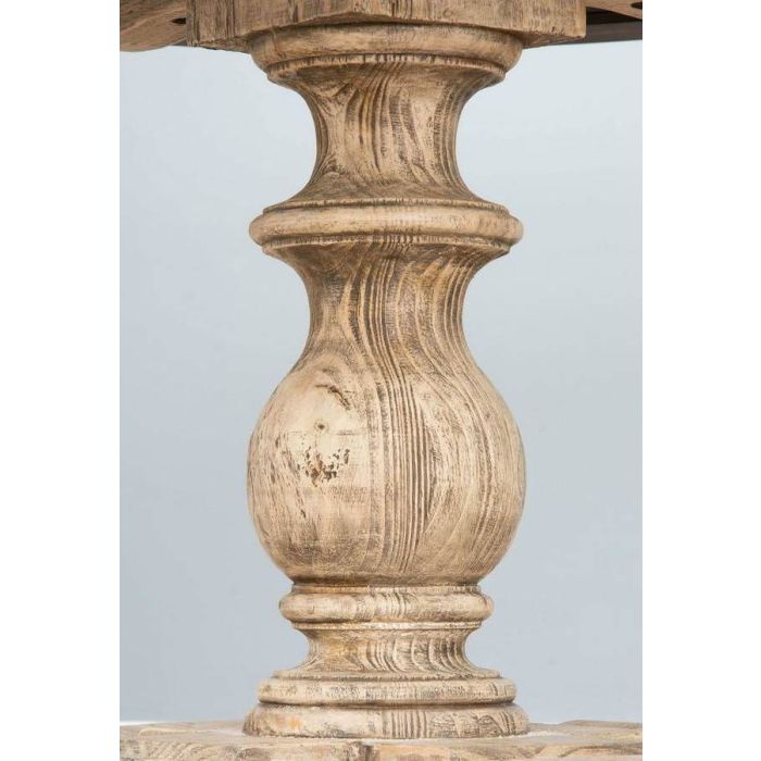 1.6m Farmhouse Pedestal Dining Table - 5