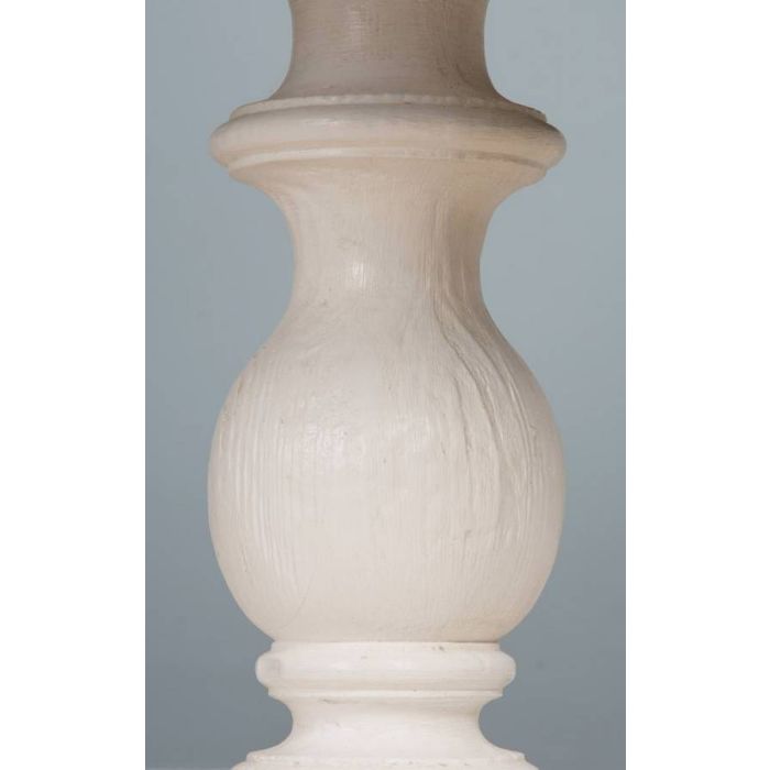 1.3m Country Pedestal Dining Table with 6 Latifa Chairs  - 14