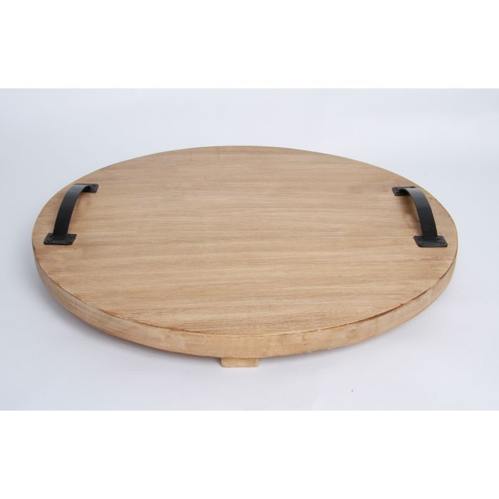 Reclaimed Teak Urban Fusion Serving Tray - Circular - 0