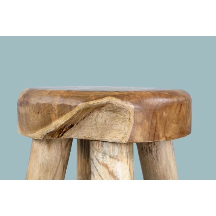 Alpine Chunky Teak Barstool - 6