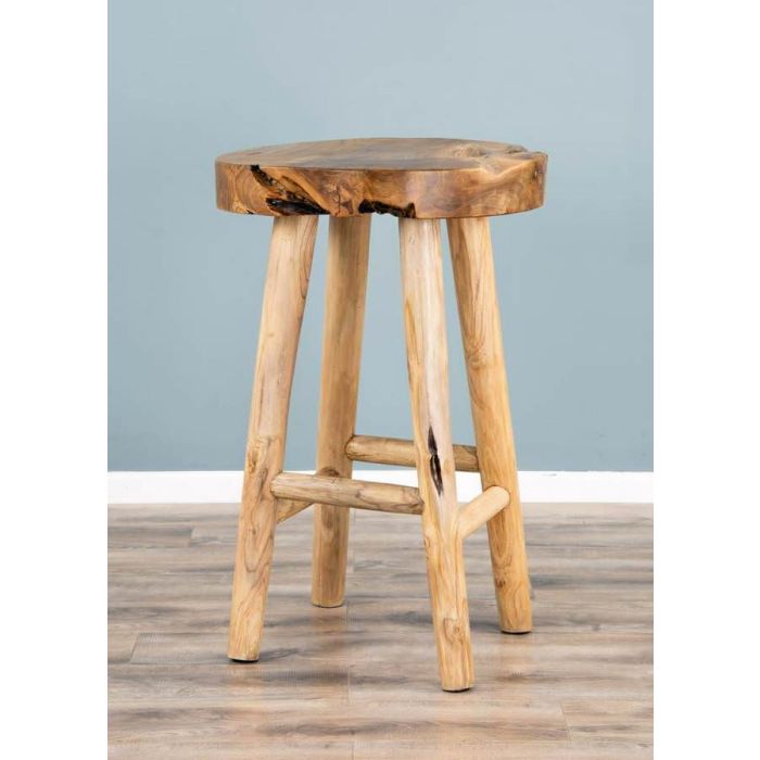 Alpine Chunky Teak Bar Table - 3