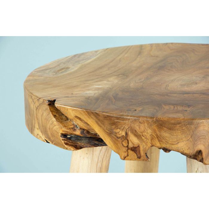 Alpine Chunky Teak Bar Table with 2 Bar Stools - 15