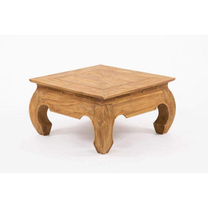 60cm Reclaimed Teak Opium Coffee Table - 5
