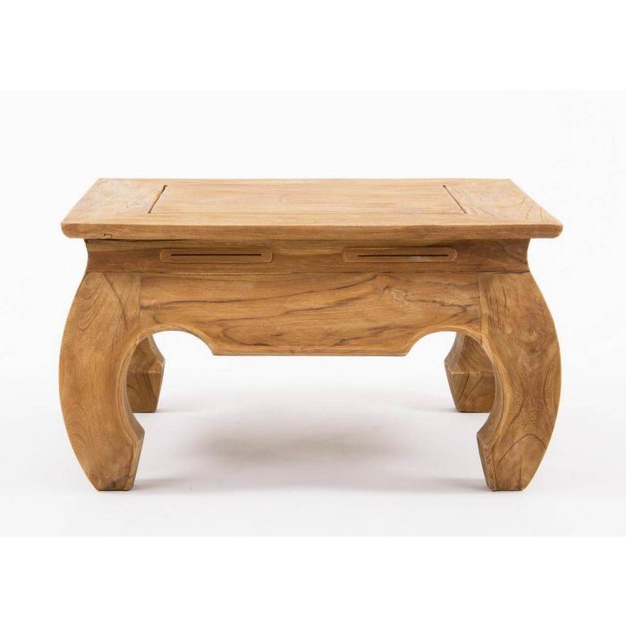60cm Reclaimed Teak Opium Coffee Table - 6