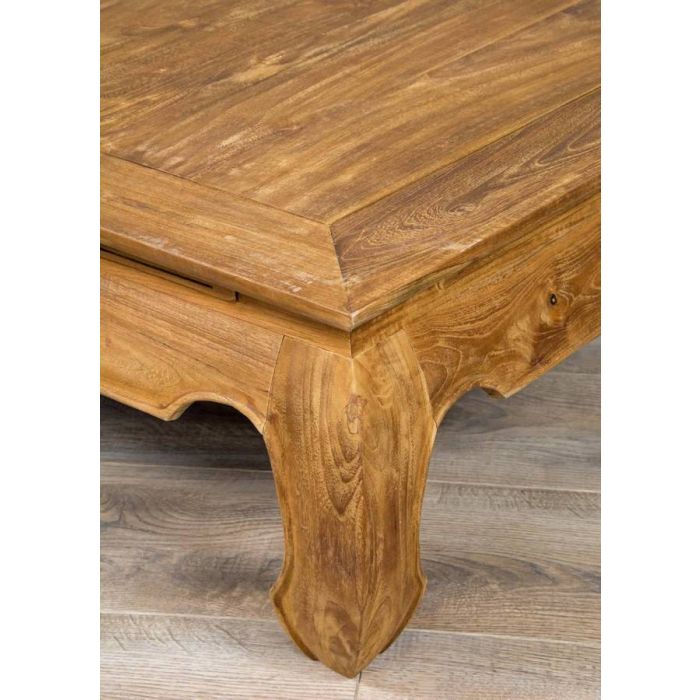 100cm Reclaimed Teak Opium Coffee Table - 5