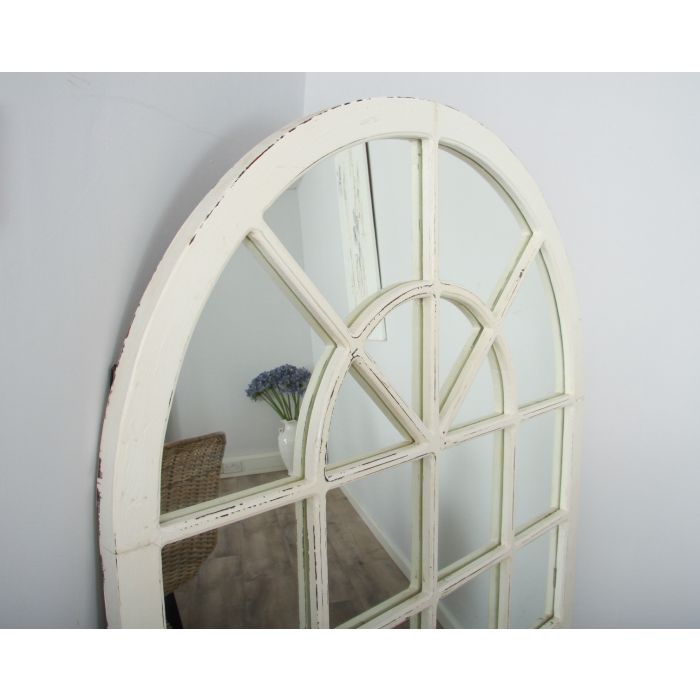 Shabby Chic Arch Window Mirror - 4