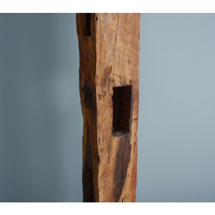 Reclaimed Teak Root Ox Gate Post Artefact - 3