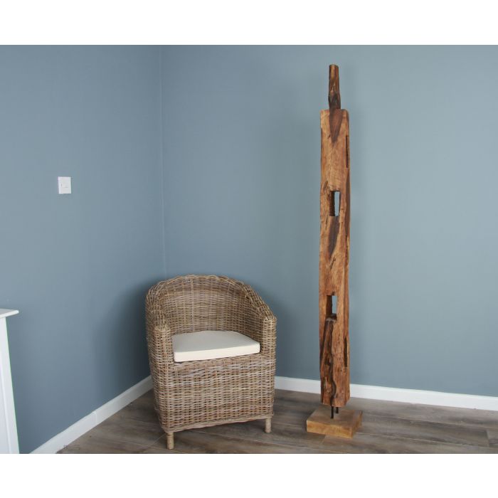 Reclaimed Teak Root Ox Gate Post Artefact - 10