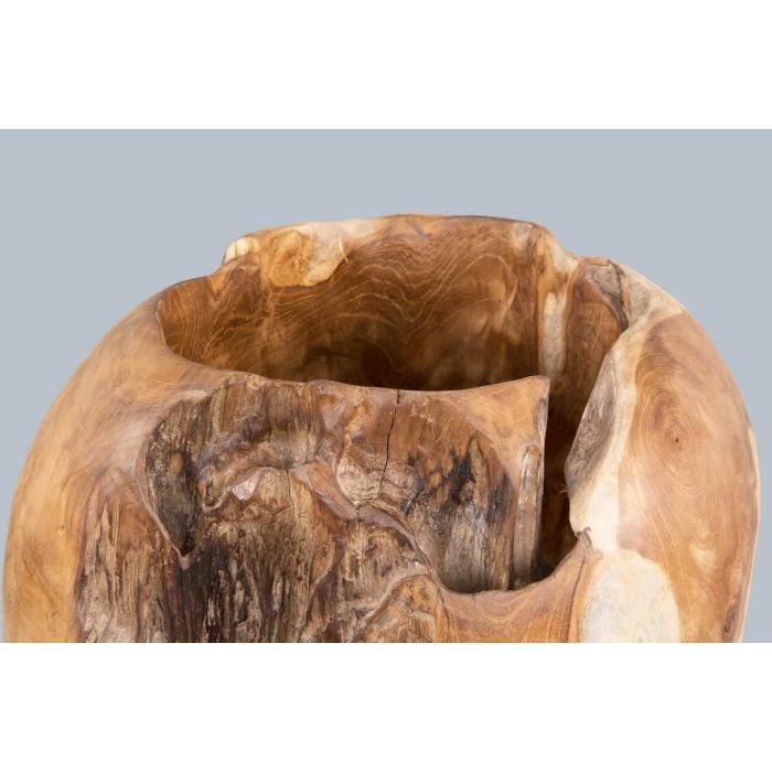 Reclaimed Teak Root Planter - 4