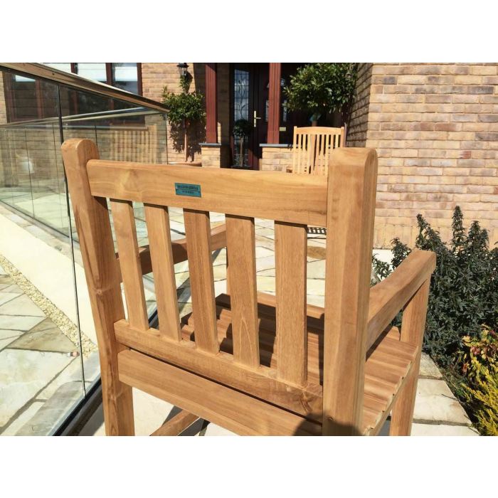 Traditional Teak Garden Armchair - 2