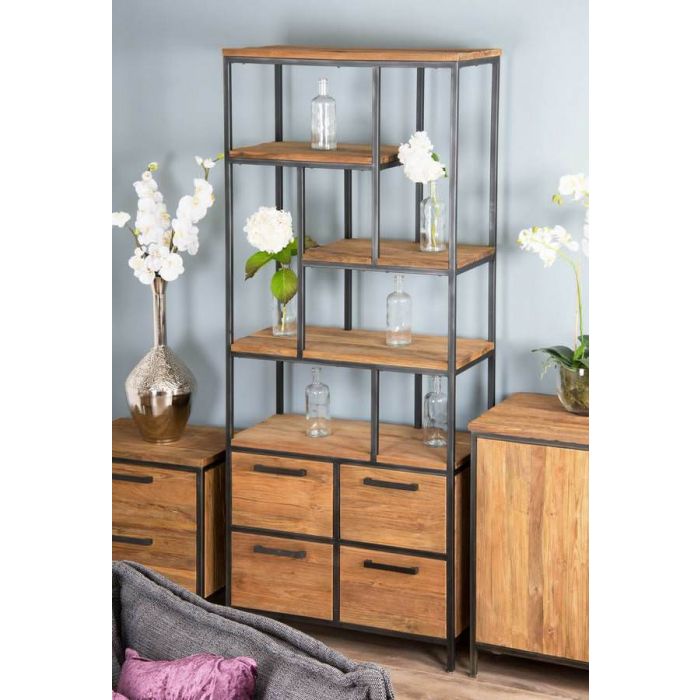 Urban Fusion Display Unit with Four Drawers - 1