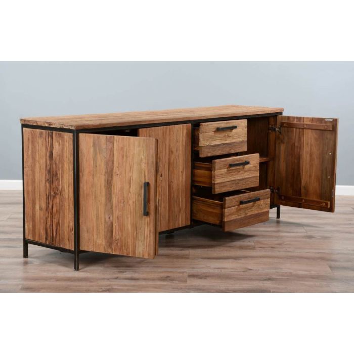 Urban Fusion Three Cupboard and Three Drawer Sideboard - 5