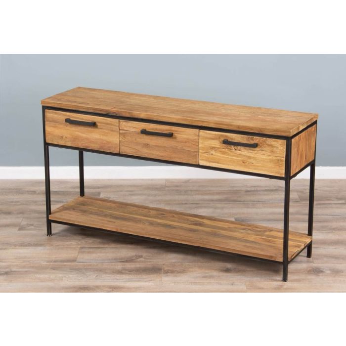 Urban Fusion Three Drawer Console Table - 1