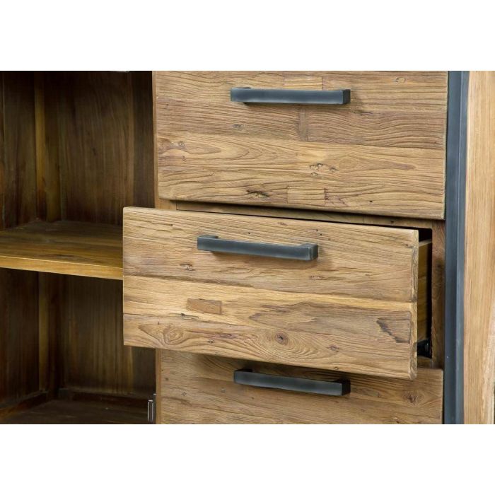 Urban Fusion Three Drawer Sideboard with Cupboard - 7
