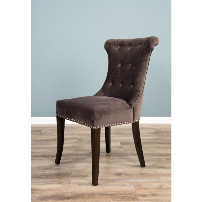 2m Reclaimed Teak Dinklik Dining Table with 1 Backless Bench & 3 Velvet Ring Back Chairs    - 9