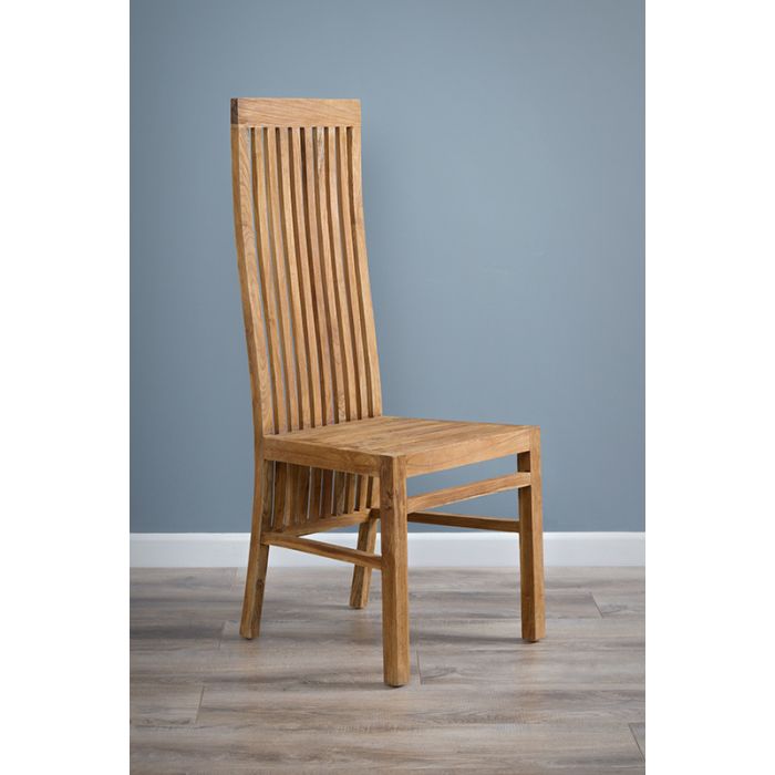 1.2m Reclaimed Teak Oval Pedestal Dining Table with 2 Vikka Dining Chairs & 2 Vikka Armchairs - 5