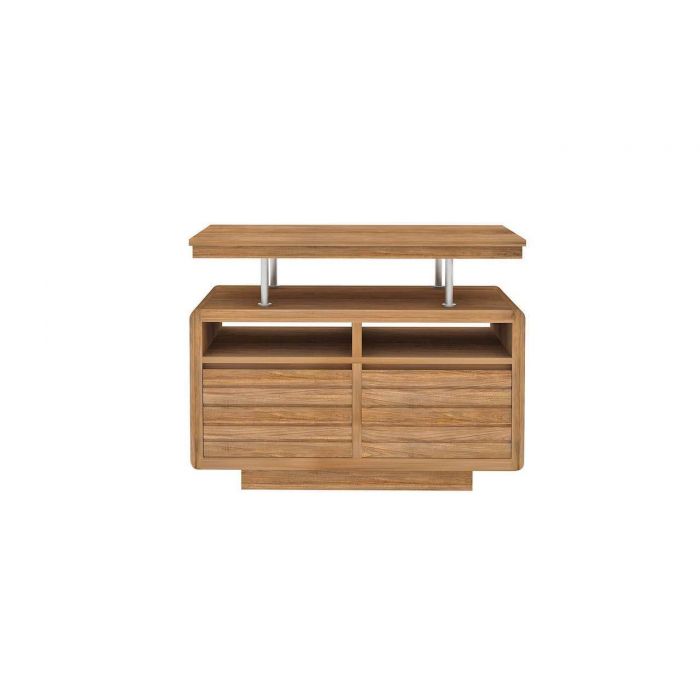 Vogue Teak Washstand with Two Drawers - 105cm X 80cm - 1