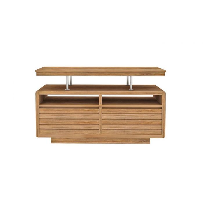 Vogue Large Teak Washstand with Two Drawers - 140cm X 80cm - 1