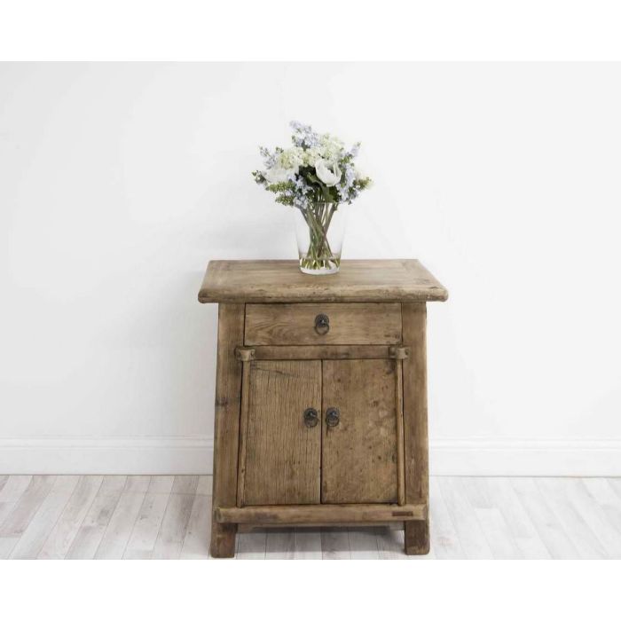 Reclaimed Elm Rustic Cabinet - 1