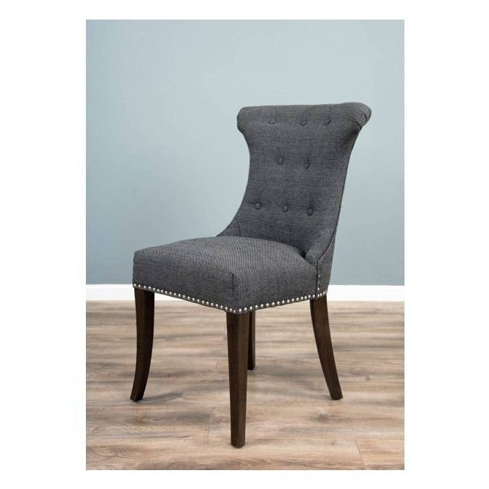 1.5m Java Root Circular Dining Table with 6 Dove Grey Windsor Ring Back Dining Chairs  - 16