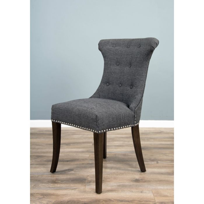 1.2m Reclaimed Teak Root Circular Dining Table with 4 Windsor Ring Back Dining Chairs - 21