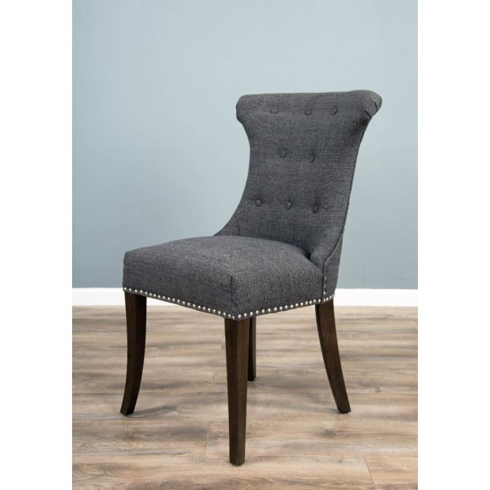 1.5m x 1.2m Reclaimed Teak Root Rectangular Dining Table with 4 Windsor Ring Back Dining Chairs - 16