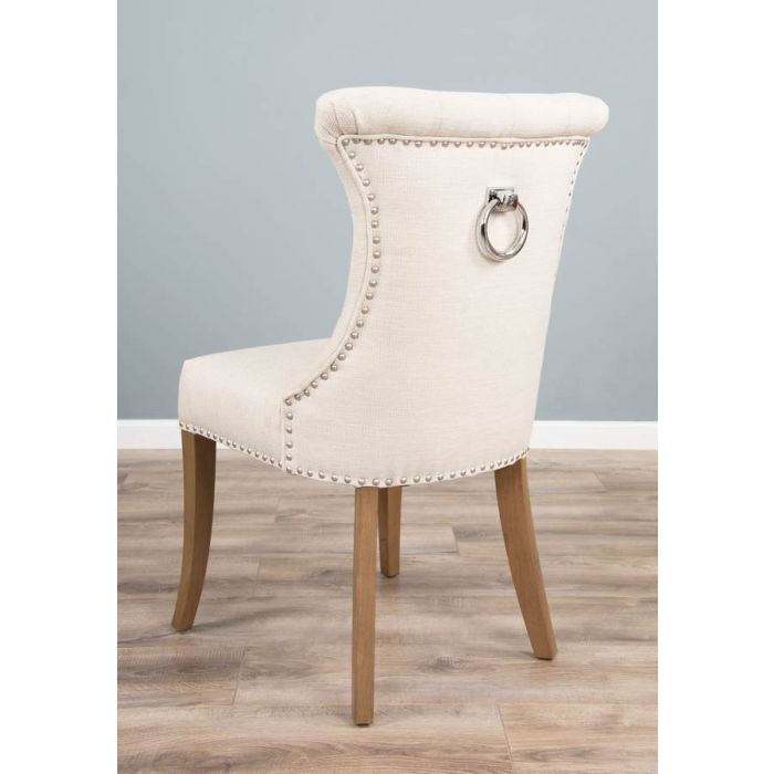 2.4m Reclaimed Teak Taplock Dining Table with 8 Natural Windsor Dining Chairs - 11