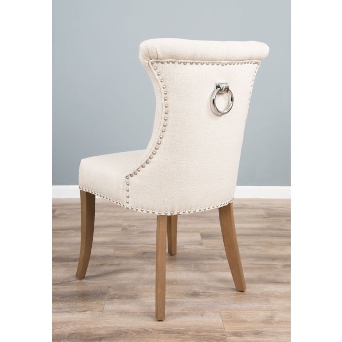 1.5m Java Root Dining Table with 6 Velveteen Ring Back Dining Chairs - 21