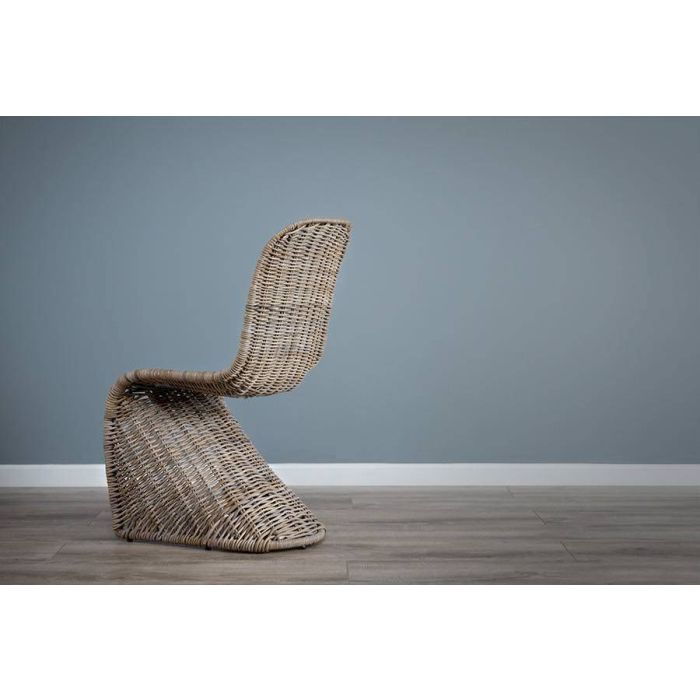 Zorro Natural Wicker Stacking Chair - 1