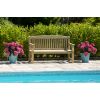 Sustainable Swedish Redwood Garden Bench - 3