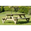 Heavy Duty A Frame Picnic Table - 1