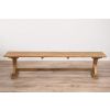 2.4m Reclaimed Teak Dinklik Backless Bench - 3