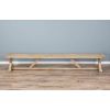 3m Farmhouse Cross Backless Bench - 3