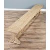 3m Farmhouse Cross Backless Bench - 2