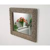 Natural Kubu Grey Wicker Mirror - Rectangular - 3