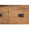 Reclaimed Teak 3 Drawer 3 Basket Storage Unit - 126cm - 2