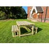 Hustyns Butchers Table & Bench Set - 3