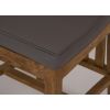 1.2m Reclaimed Teak Taplock Dining Table with 4 Vikka Chairs - 10