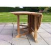 1.2m Teak Circular Gateleg Table - 1