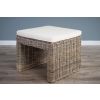 Jumo Natural Wicker Armchair and Footstool Set - 1