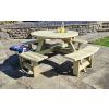 Hustyns Circular Picnic Bench - 3