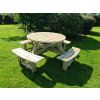 Hustyns Circular Picnic Bench - 5