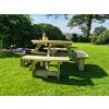 Hustyns Circular Picnic Bench - 7